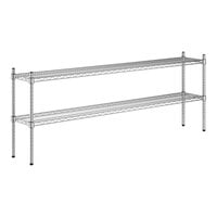 Regency 12" x 72" x 27" NSF Chrome 2-Shelf Kit