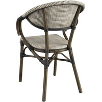 Lancaster Table & Seating French Bistro Tan Outdoor Arm Chair