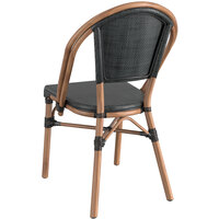 Lancaster Table & Seating French Bistro Black Outdoor Side Chair