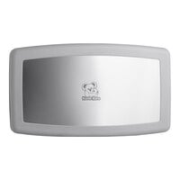 Koala Kare KB300-01SS Gray Horizontal Surface-Mounted Baby Changing Station with Stainless Steel Inset