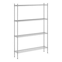 Regency 12" x 60" x 86" NSF Chrome 4-Shelf Kit