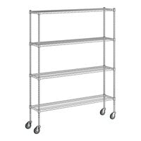 Regency 12" x 54" x 70" NSF Chrome 4-Shelf Kit