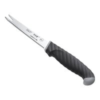 Schraf 4 1/4" Serrated Two-Tine Tomato / Bar Knife with TPRgrip Handle