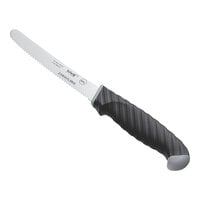 Schraf 4 1/2" Serrated Utility Knife with TPRGrip Handle