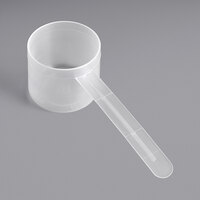 60 cc Polypropylene Scoop with Long Handle - 650/Case