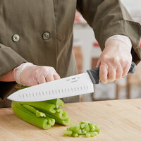 Schraf™ 10 inch Granton Edge Chef Knife with TPRgrip Handle