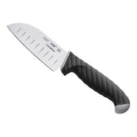 Schraf 5" Granton Edge Santoku Knife with TPRgrip Handle