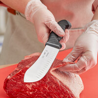 Schraf 8 inch Granton Edge Butcher Knife with TPRgrip Handle