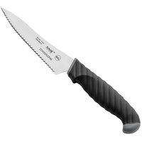 Schraf 4 1/2 inch Serrated Offset Utility Knife with TPRgrip Handle