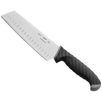 Schraf™ 7 inch Granton Edge Nakiri Knife with TPRgrip Handle