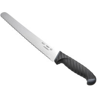 Schraf 10 inch Serrated Wide Bread Knife with TPRgrip Handle