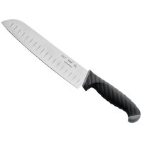 Schraf™ 9 inch Granton Edge Santoku Knife with TPRgrip Handle