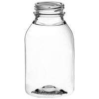 8 oz. Customizable Milkman Square PET Clear Bottle - 160/Case