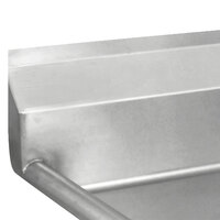 Advance Tabco FC-2-1818-18-X Two Compartment Stainless Steel Commercial Sink with One Drainboard - 56 1/2 inch - Left Drainboard