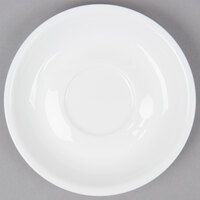 Arcoroc G3749 Daring 4 1/2 inch Porcelain Saucer for G3744 Porcelain Cup by Arc Cardinal - 24/Case
