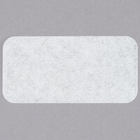Noble Products 1 inch x 2 inch Blank Dissolving Product Label with Dispenser Carton - 500/Roll