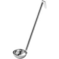 Choice 3 oz. One-Piece Stainless Steel Ladle