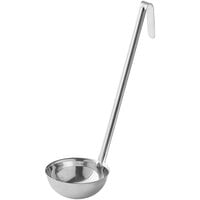 Choice 12 oz. One-Piece Stainless Steel Ladle