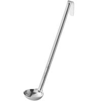 Choice 0.5 oz. One-Piece Stainless Steel Ladle
