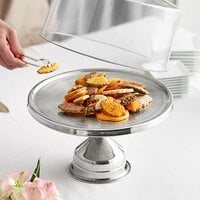Choice 13 inch Stainless Steel Cake / Pizza Stand with Mirror Finish