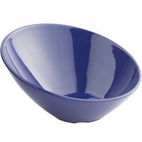 Acopa 20 oz. Blue Slanted Melamine Bowl