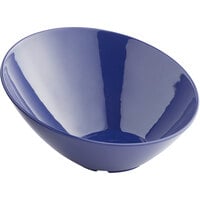 Acopa 43 oz. Blue Slanted Melamine Bowl