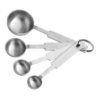 Choice 4-Piece Stainless Steel Deluxe Measuring Spoon Set
