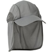 Headsweats Gray Protech Cap with Neck Covering 7708-821