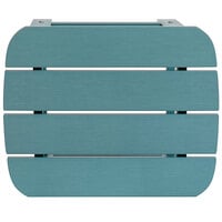 Flash Furniture Charlestown Teal Faux Wood Side Table