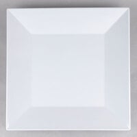 GET ML-91-W 14" White Siciliano Square Plate - 6/Case