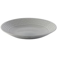 Dudson Harvest Norse 10 inch Grey Embossed Deep Coupe China Plate by Arc Cardinal - 12/Case