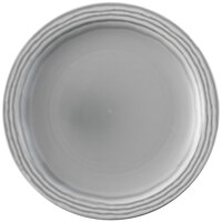 Dudson Harvest Norse 8 inch Grey Embossed Narrow Rim China Plate by Arc Cardinal - 12/Case