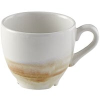 Dudson Maker's Finca 3.5 oz. Sandstone China Espresso Cup by Arc Cardinal - 12/Case