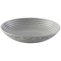 Dudson Harvest Norse 40 oz. Grey Embossed Coupe China Bowl by Arc Cardinal - 12/Case