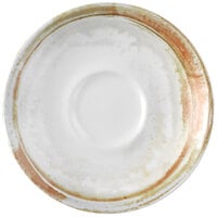 Dudson Maker's Finica 4 1/2 inch Sandstone China Espresso Saucer by Arc Cardinal - 12/Case