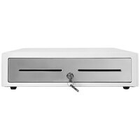 Star CD4-1616WTSS55-S2 Choice Series 16 inch x 16 inch White and Stainless Steel Printer Driven Cash Drawer