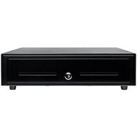 Star CD3-1616BK58-S2 Value Series 16" x 16" Black Printer Driven Cash Drawer with 5 Bill / 8 Coin Till