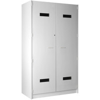 I.D. Systems 48 inch x 24 inch x 84 inch Fashion Grey Uniform Storage Locker 89207 488424 D010