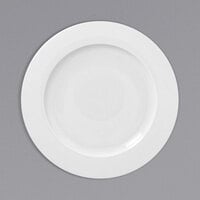RAK Porcelain Polaris Access 9 7/8" Wide Rim Porcelain Flat Plate - 12/Case