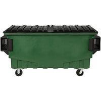 Toter FR010-00925 1 Cubic Yd. Waste Green Front End Loading Mobile Trash Container / Dumpster (750 lb. Capacity)