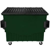 Toter FR040-00940 4 Cubic Yd. Green Front End Loading Mobile Trash Container / Dumpster (2000 lb. Capacity)