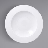 RAK Porcelain Polaris Access 10 1/4" Wide Rim Porcelain Deep Plate - 12/Case
