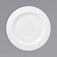 RAK Porcelain Polaris Access 9 7/16" Wide Rim Porcelain Flat Plate - 12/Case