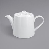 RAK Porcelain Polaris Access 27.05 oz. Porcelain Teapot with Lid - 4/Case