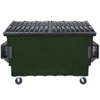 Toter FR020-00960 2 Cubic Yd. Forest Green Front End Loading Mobile Trash Container / Dumpster (1000 lb. Capacity)