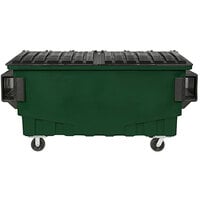 Toter FR010-00940 1 Cubic Yd. Green Front End Loading Mobile Trash Container / Dumpster (750 lb. Capacity)