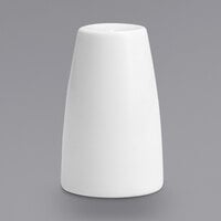 Fortessa 2 1/2" White FSW Porcelain Salt Shaker - 48/Case