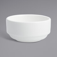 Fortessa Fortaluxe 2 oz. White Porcelain Round Ramekin - 48/Case