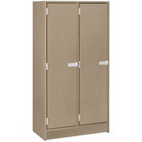 I.D. Systems 30 inch x 18 inch x 59 inch Pepperdust Double Storage Locker with Doors 79003 B30 027