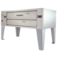 Bakers Pride Y-600BL Super Deck Y Series Natural Gas Brick Lined Single Deck Pizza Oven 60" - 120,000 BTU